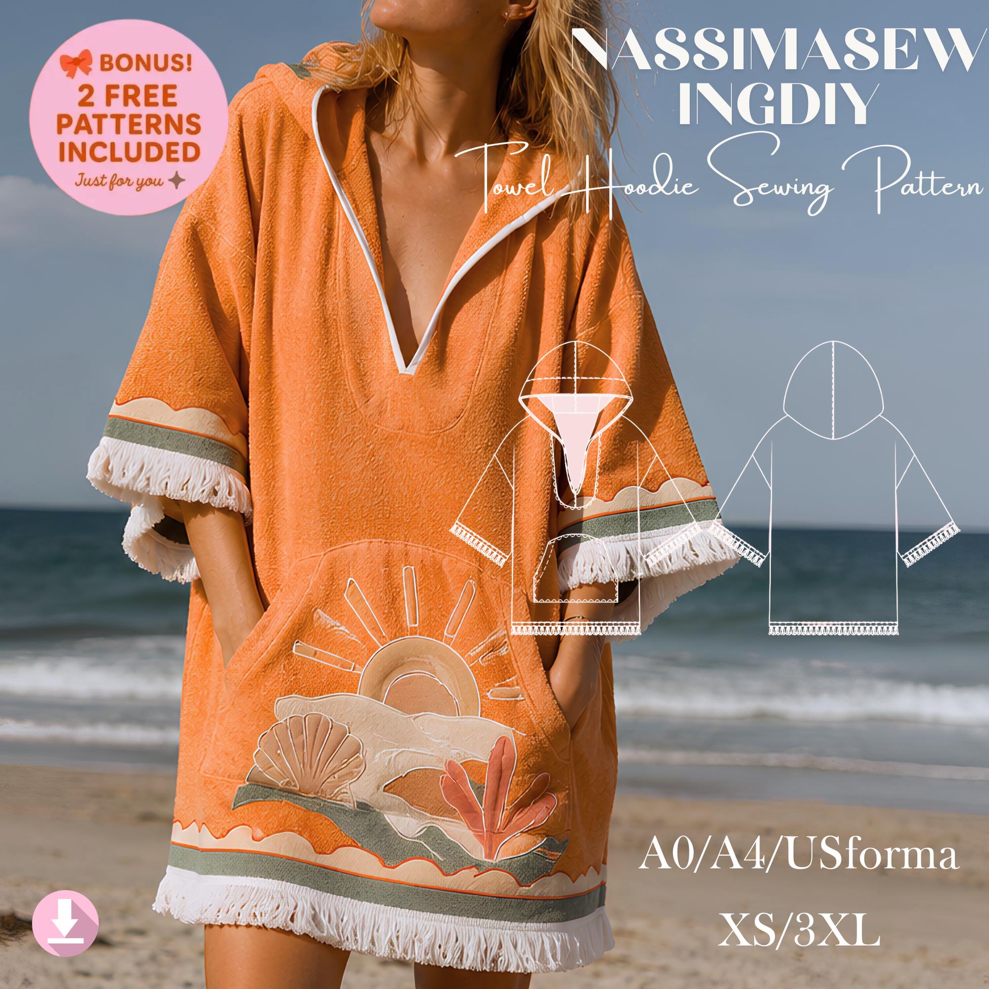 hooded towelling beach dress bath towel dress Blue and White Striped Sleeve Type:Sleeveless Oversized hood protects your Color:Light teal