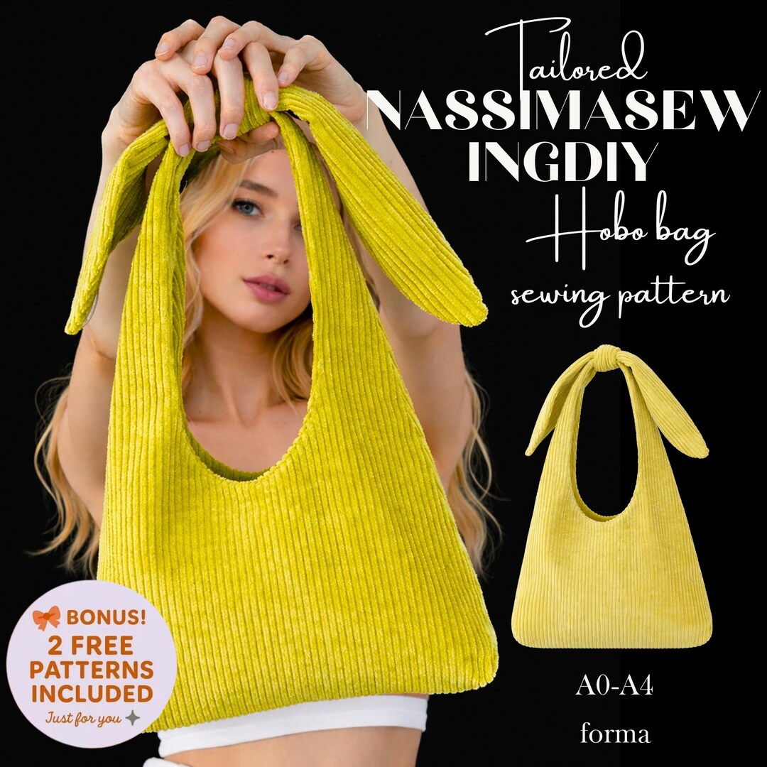 Slouchy Hobo Bag Sewing Pattern – Beginner Friendly, 2 Designs (PDF ...