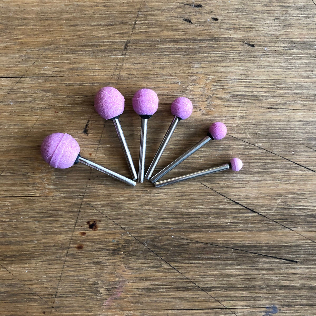 Grinding sanding ball bits for dremel or rotary tool for BJD making set