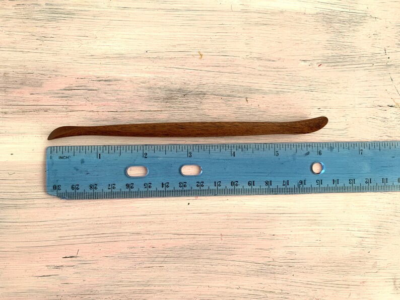 hardwood sculpting tool for polymer clay and airdry clay, doll making sculpting tool