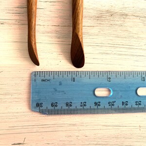 hardwood sculpting tool for polymer clay and airdry clay, doll making sculpting tool
