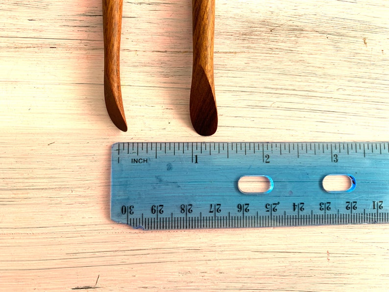hardwood sculpting tool for polymer clay and airdry clay, doll making sculpting tool