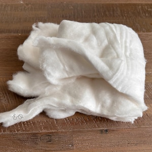 Spun cotton for making spun cotton vintage toys and ornaments, loose cotton fibers, spun cotton supplies