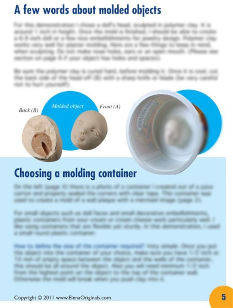 Make a Mold of Your Creations with Casting Plaster ebook PDF Etsy