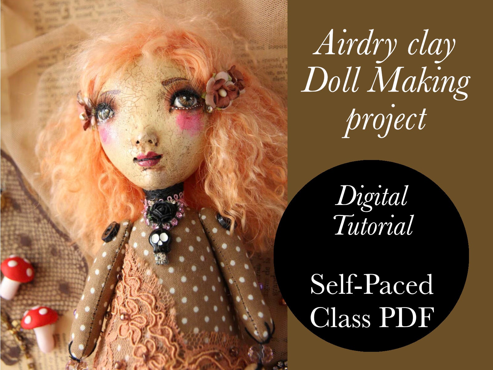 Air Dry Clay Art Polymer Clay Doll Making Classes Art Modeling
