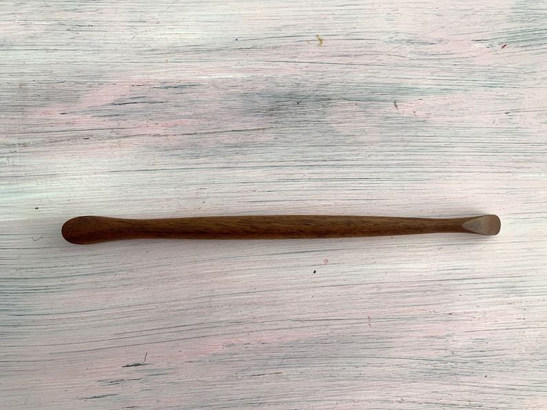 hardwood sculpting tool for polymer clay and airdry clay, doll making sculpting tool