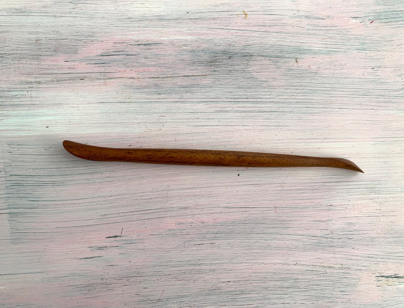 hardwood sculpting tool for polymer clay and airdry clay, doll making sculpting tool