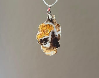 Montana Agate Pendant Necklace