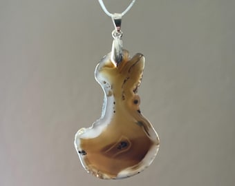 Montana Agate Pendant Necklace