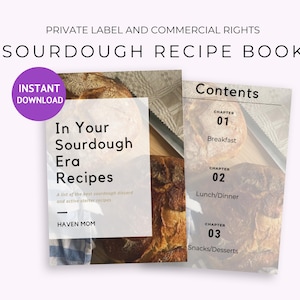 Sourdough Recipe Book: Ultimate Guide to Homemade Bread, Starter Tips, and Delicious Baking Recipes, Home Recipes, Sourdough Recipe Gift