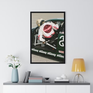 Stüssy Racing Poster, Print, Stussy Poster, 4 sizes, High Resolution, Aesthetic, Home Decor, Wall Art, Poster, Painting, Streetwear,