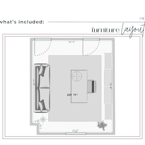 Virtueller Innenausbau | Benutzerdefinierte Moodboard & Möbel Layout (e-Design Service) | klickbare Einkaufsliste Bild 3
