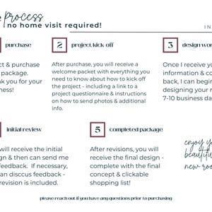 Virtueller Innenausbau | Benutzerdefinierte Moodboard & Möbel Layout (e-Design Service) | klickbare Einkaufsliste Bild 5