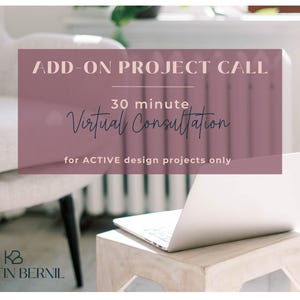 30-Minute Virtual Interior Design Consultation Add-On
