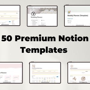 Ultimate Notion-sjablonenbundel: productiviteits- en levensplanner (59 sjablonen)