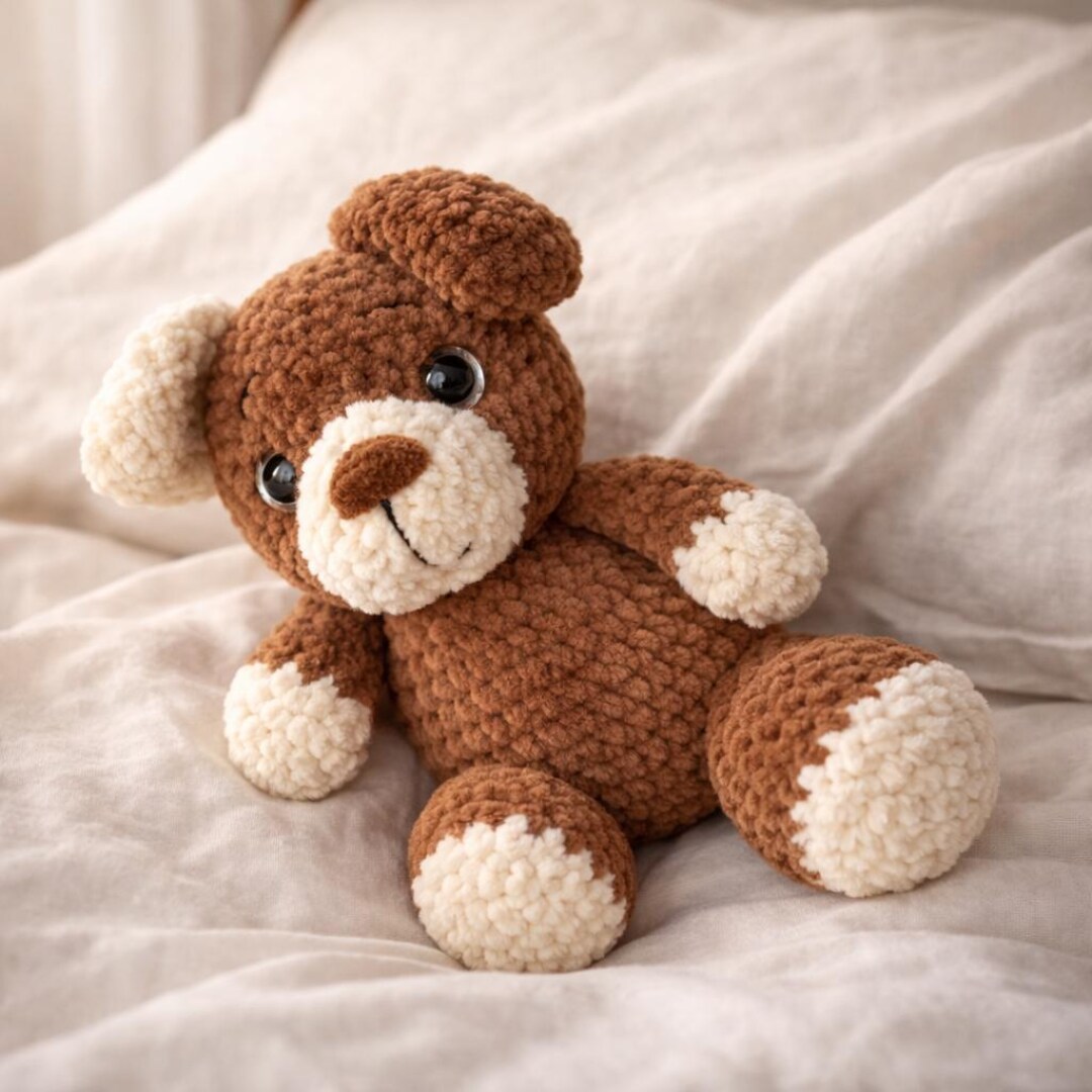 Teddy Bear Crochet Pattern: Amigurumi Plush Toy (PDF Pattern English ...
