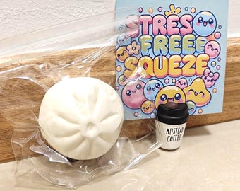 Dim Sum squishy Stressball Roman Fidget Spielzeug Stressabbau Spielzeug Spaß Anlass Geschenk Urlaub vorhanden Baozi Bao Bun Knödel