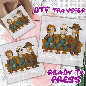 Halloween Horror Characters  Dtf, Bundle, Halloween Bundle  Dtf, Retro Horror Dtf, Bundle, Scary Movie Bundle, Horror Halloween DTF