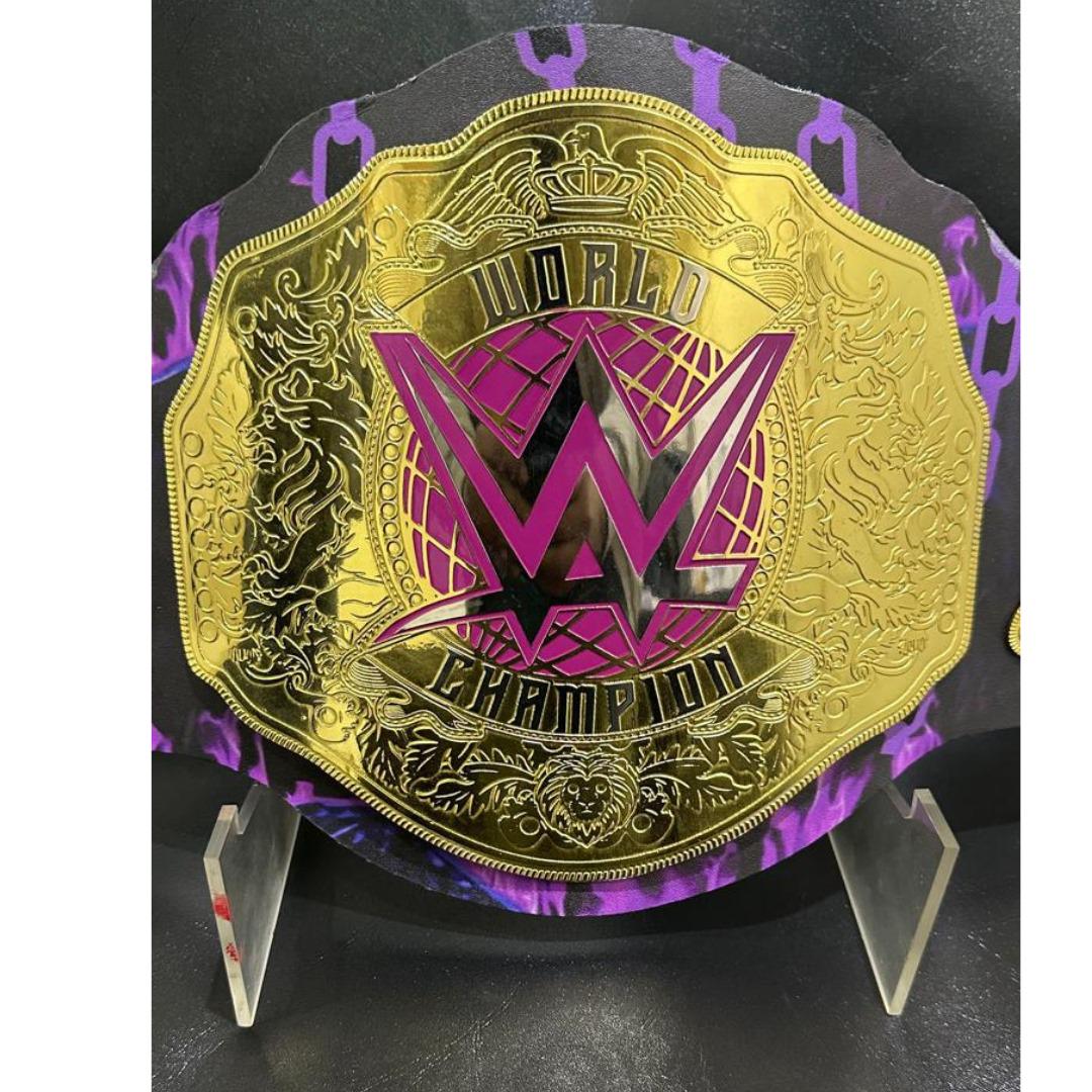 Handmade Rhea Ripley Championship Belt WWE Replica | Premium Rhea Ripley Belt Title | Rhea Belt Gift For Her | 2mm Brass Adult Size Belt