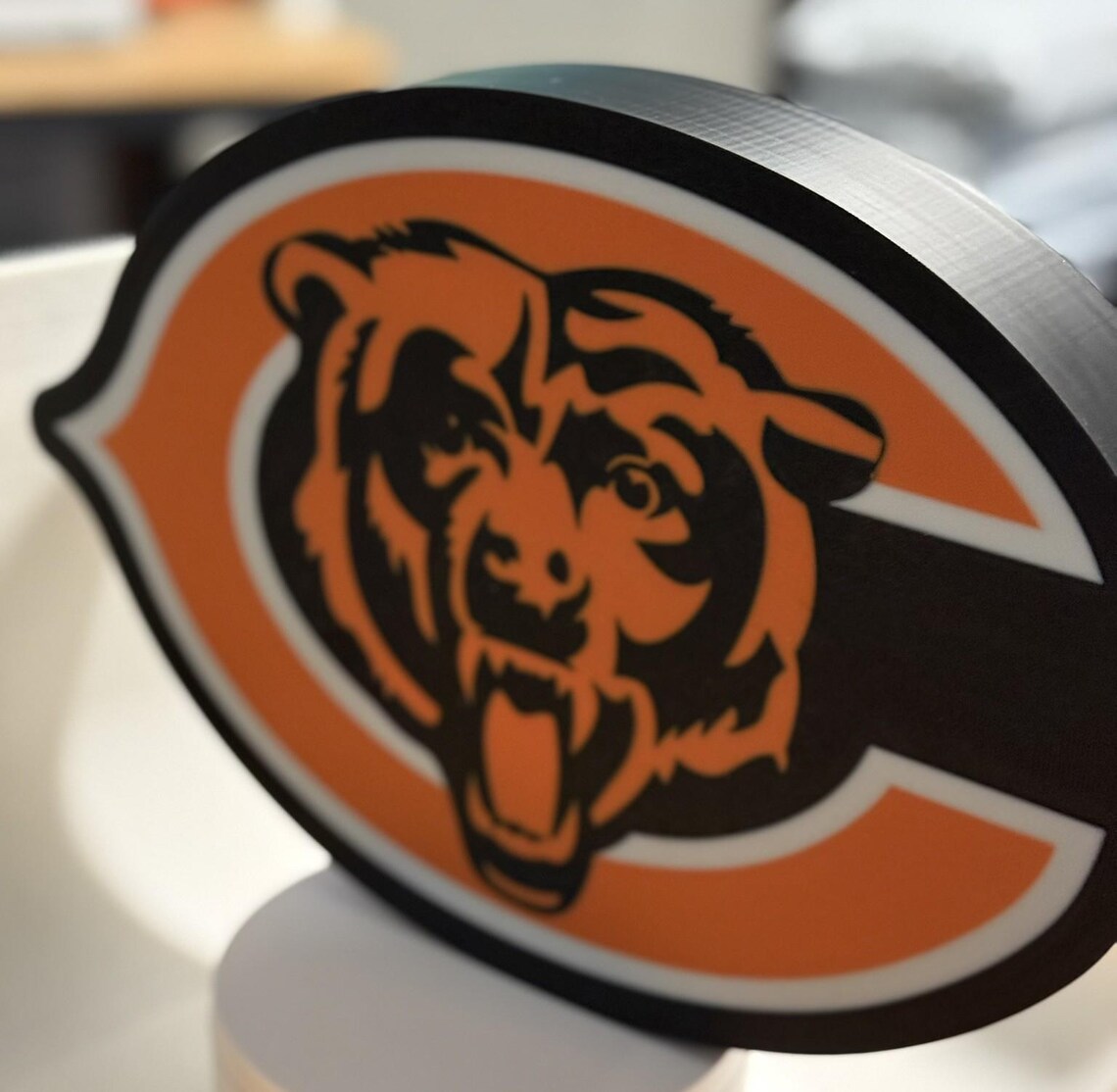 Chicago Bears LED Lightbox: USB Powered NFL Fan Decor - Etsy