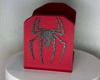 Soporte para mando de Spiderman, accesorio de juego, organizador de escritorio, solución de almacenamiento de juegos, soporte de exhibición, estante de montaje, diseño de superhéroe, fan de Marvel