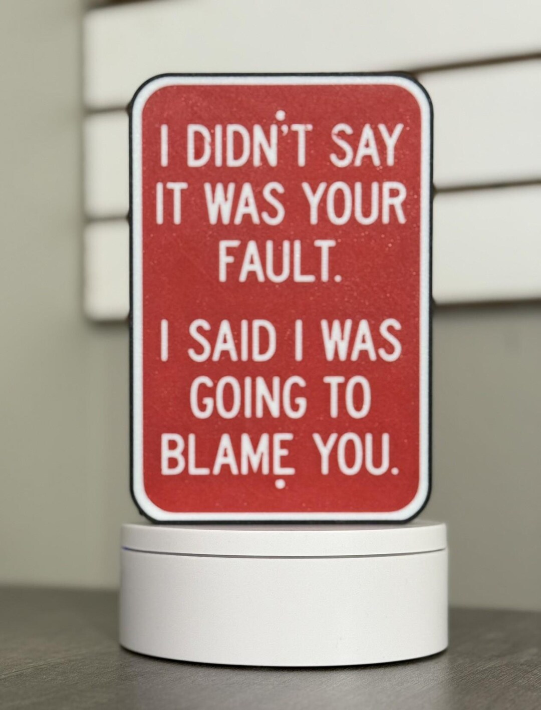 Funny Illuminated Desk Sign: Sarcastic Office Decor, Coworker Gift - Etsy