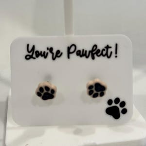Paw Print Earrings