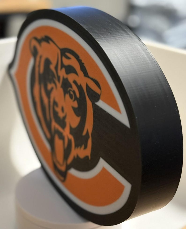Chicago Bears LED Lightbox: USB Powered NFL Fan Decor - Etsy