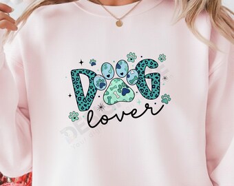 Leopard Dog Mom PNG, Retro Design (Digital Download)