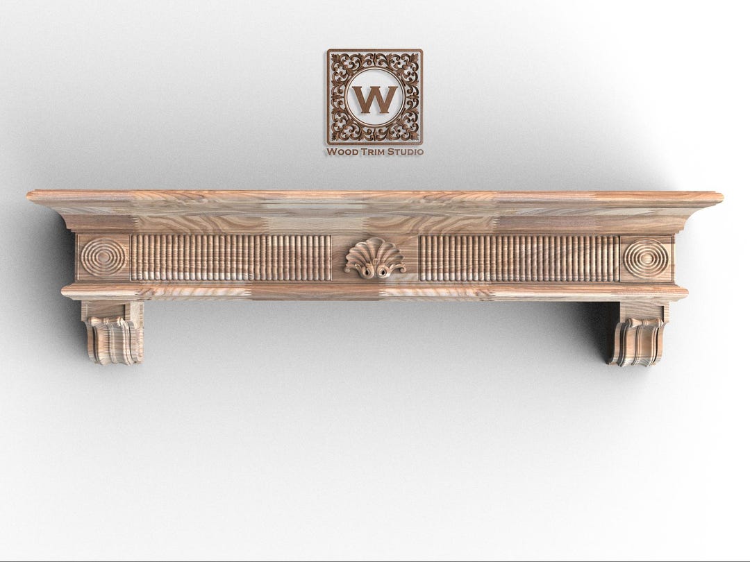 Flua Shelf Regency Flute Shelf — Crownleaf Wall - Etsy