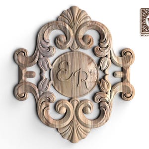 Personlig rosett Royale – Scrollwork Harmony Panel