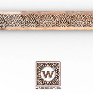 Elegant Openwork Wood Molding – Ornate Decorative Trim for Interiors