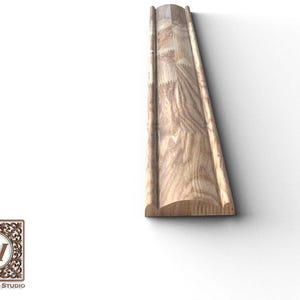Smooth Wood Half Round Trim | Classic Base Molding for Furniture & Walls