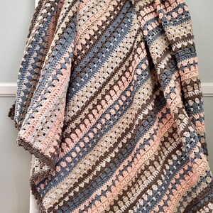 Riverbed Crocheted Blanket