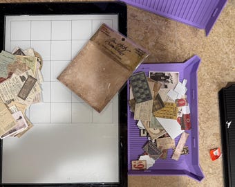 Craft Cleanup Tray with Pour Corners – Bead, Glitter, Vinyl Sorting (Set of 2)
