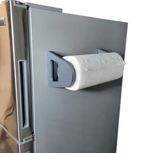 Suporte magnético para toalhas de papel - Montagem horizontal e vertical versátil para cozinha, garagem ou escritório
