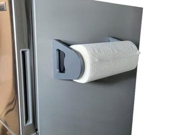 Magnetic Paper Towel Holder - Versatile Horizontal & Vertical Mount for Kitchen, Garage, or Office