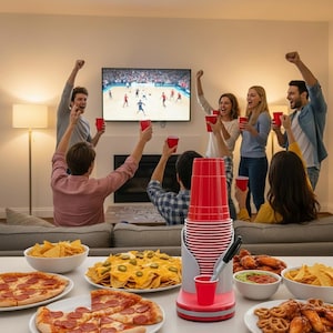 Solo Tassenhalter mit Marker Slot - Party Tassenhalter für 16 Unzen Tassen