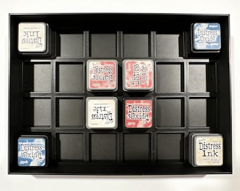 Distress Oxide Mini Ink Pad Holder – 24 Slot Storage Tray