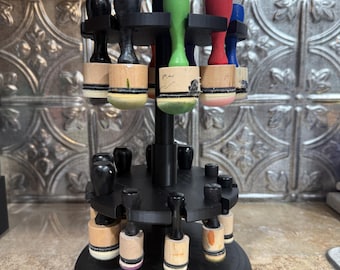 Alcohol Ink Applicator Tool Carousel – Holds 20 Applicators – Craft Storage Organizer