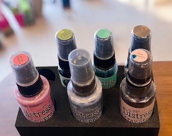 Tim Holtz Spray Bottle Organizer: Distress Stain, Oxide & Mica Sprays