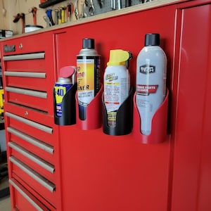 Magnetischer Spraydosenhalter, Werkzeugkasten-Organizer, Garagen-Sprühdosenhalterung
