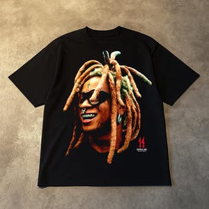 Trippie Redd オーバーサイズ T シャツ 100% コットン - 送料無料 - 最高品質 - ギフト ボックスとステッカー付き!