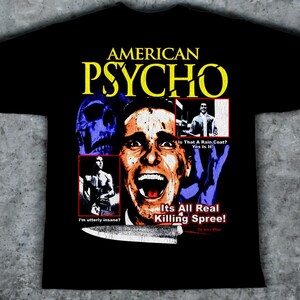 American Psycho Oversized T-shirt van 100% katoen - GRATIS VERZENDING - Topkwaliteit - Met geschenkdoos en stickers!