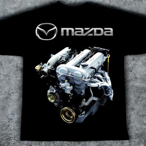 Maglietta oversize Mazda 100% cotone - SPEDIZIONE GRATUITA - Massima qualità - Con scatola regalo e adesivi!