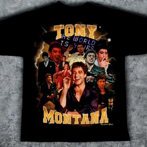 Tony Montana 2 Oversized T-shirt van 100% katoen - GRATIS VERZENDING - Topkwaliteit - Met geschenkdoos en stickers!