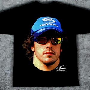 Maglietta Fernando Alonso 100% cotone - SPEDIZIONE GRATUITA - Massima qualità - Con scatola regalo e adesivi!