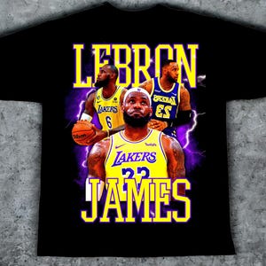 Maglietta oversize LeBron James - Qualità superiore - SPEDIZIONE GRATUITA - Con scatola regalo e adesivi!