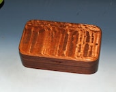Handmade Wooden Box - Small Wood Treasure Box of Lacewood on Walnut by BurlWoodBox - Great Guy Choice