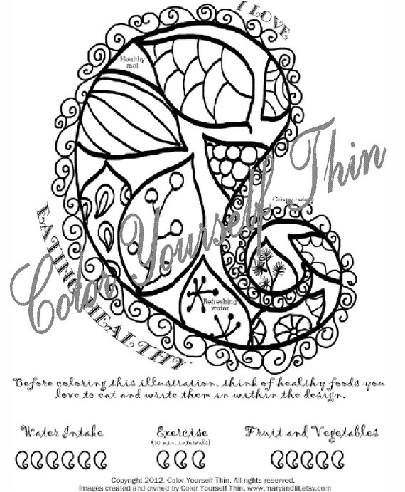 Weight Loss Coloring Pages Coloring Pages